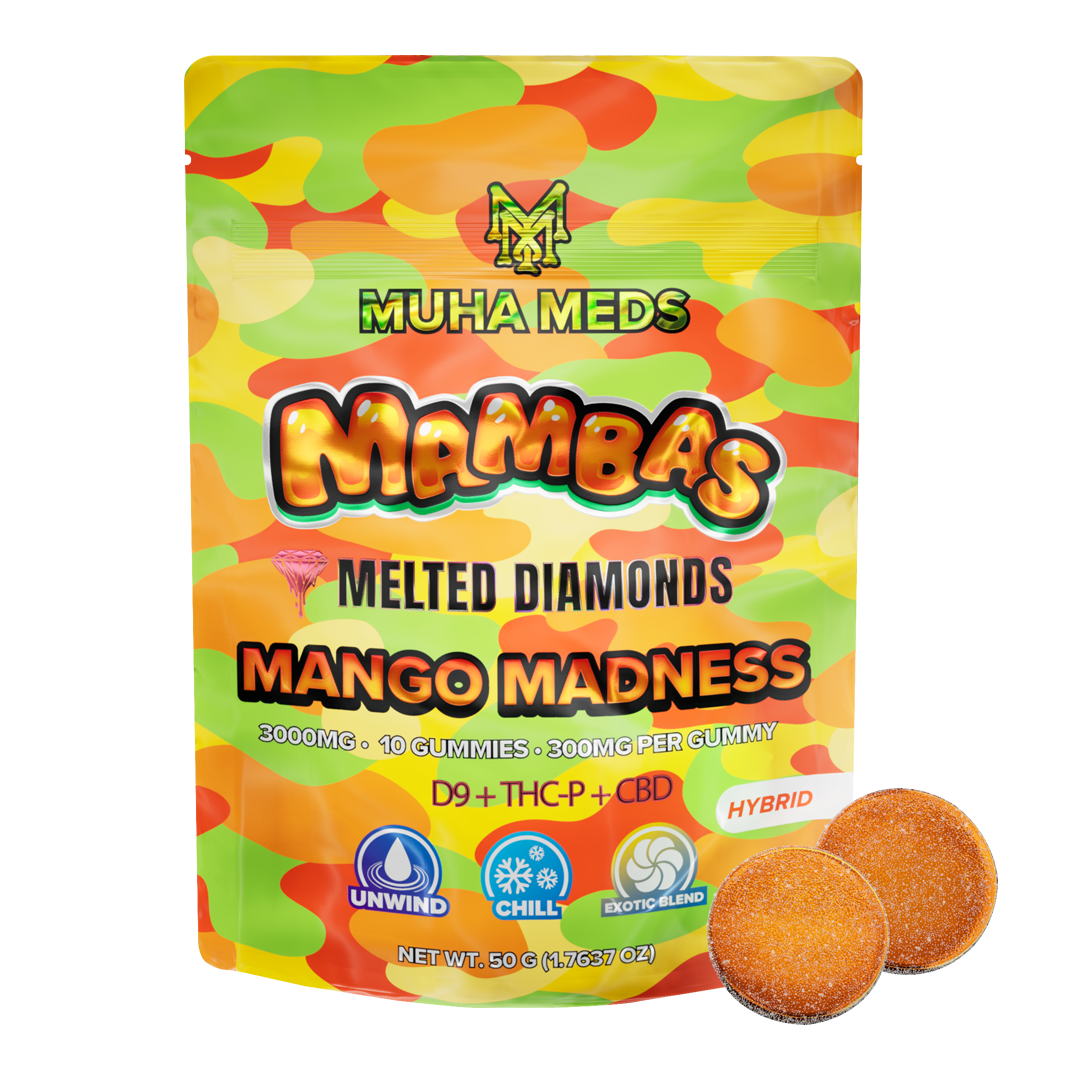 Mango Madness Melted Diamonds Gummies